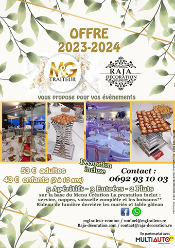 Offre avec décoration